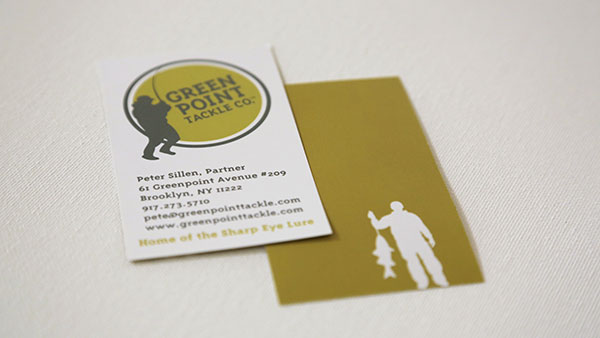 Greenpoint Tackle business cards
