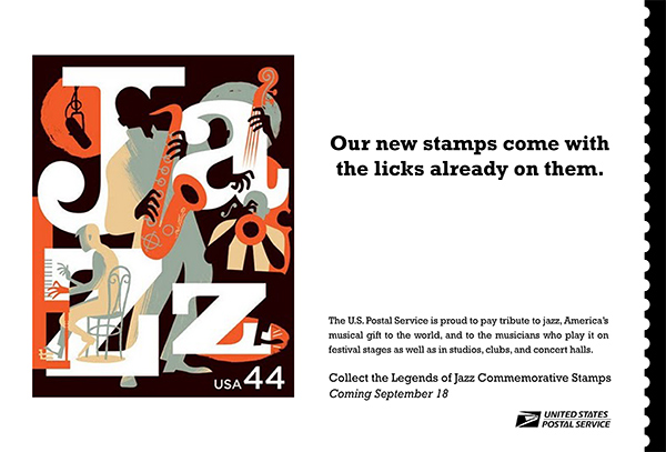 USA Philatelic Jazz Stamp