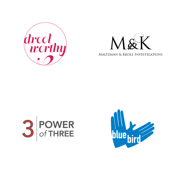 group of 4 logos