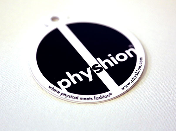 Physhion hang tag