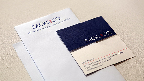 Sacks & Co letterhead